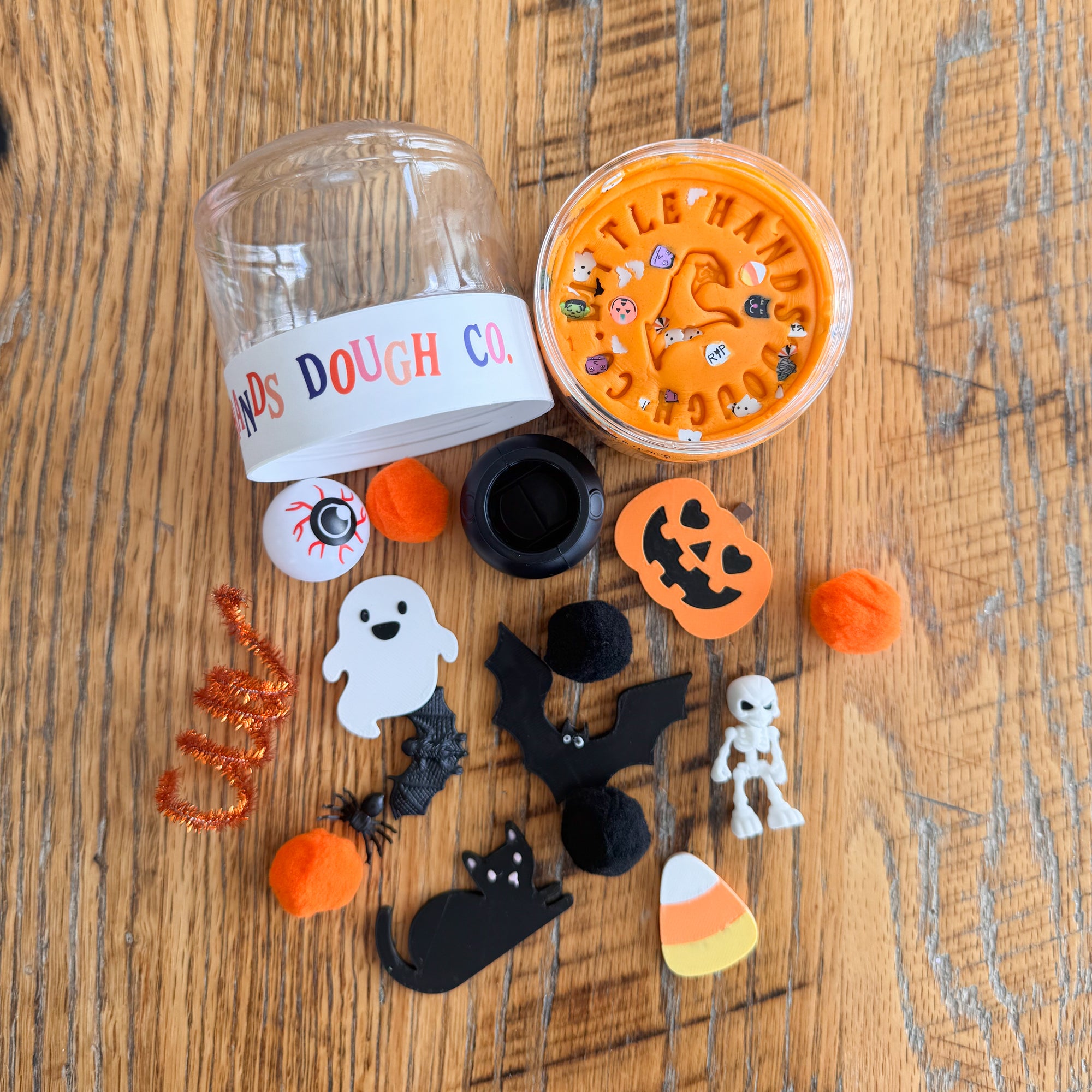 Halloween Playdough To-Go Jar