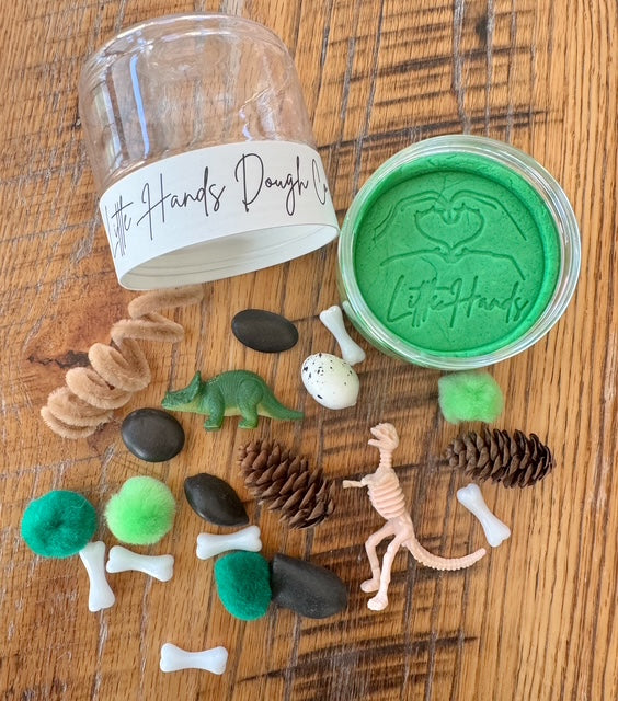 Dinosaur Playdough To-Go Jar
