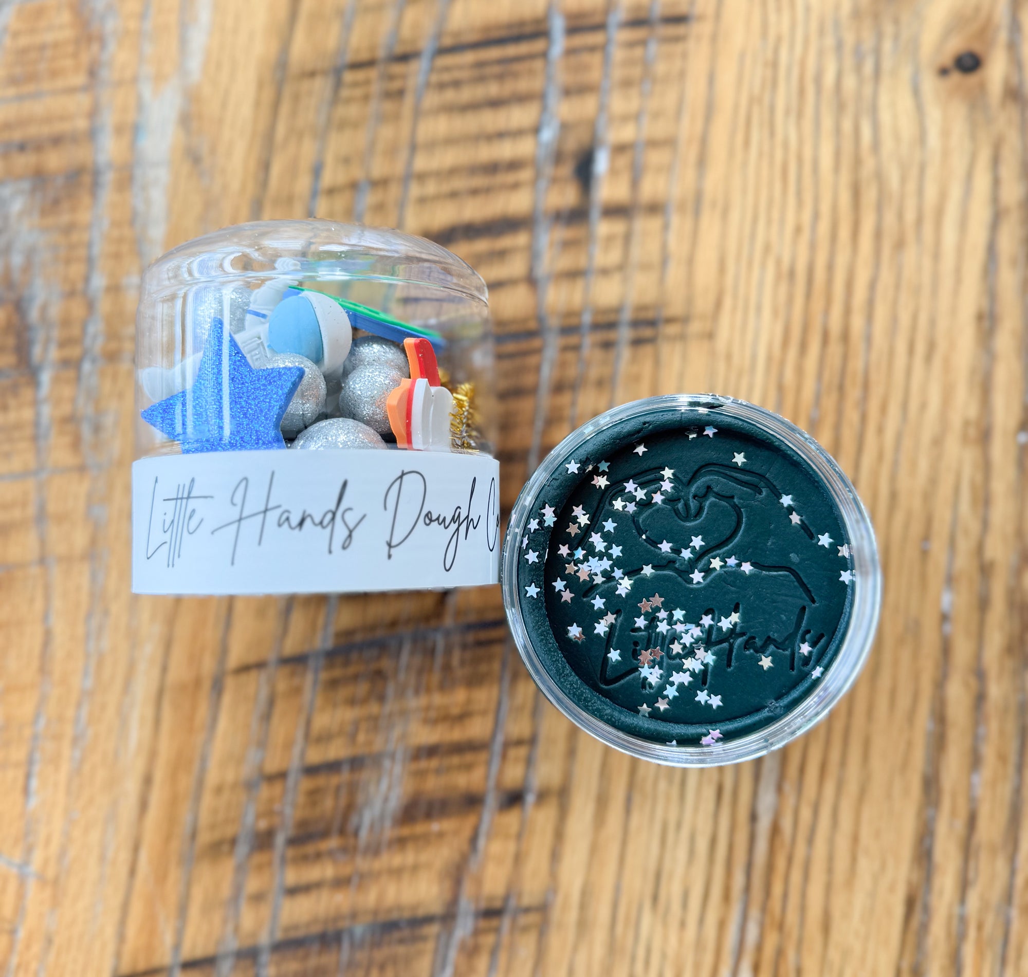 Space Playdough To-Go Jar