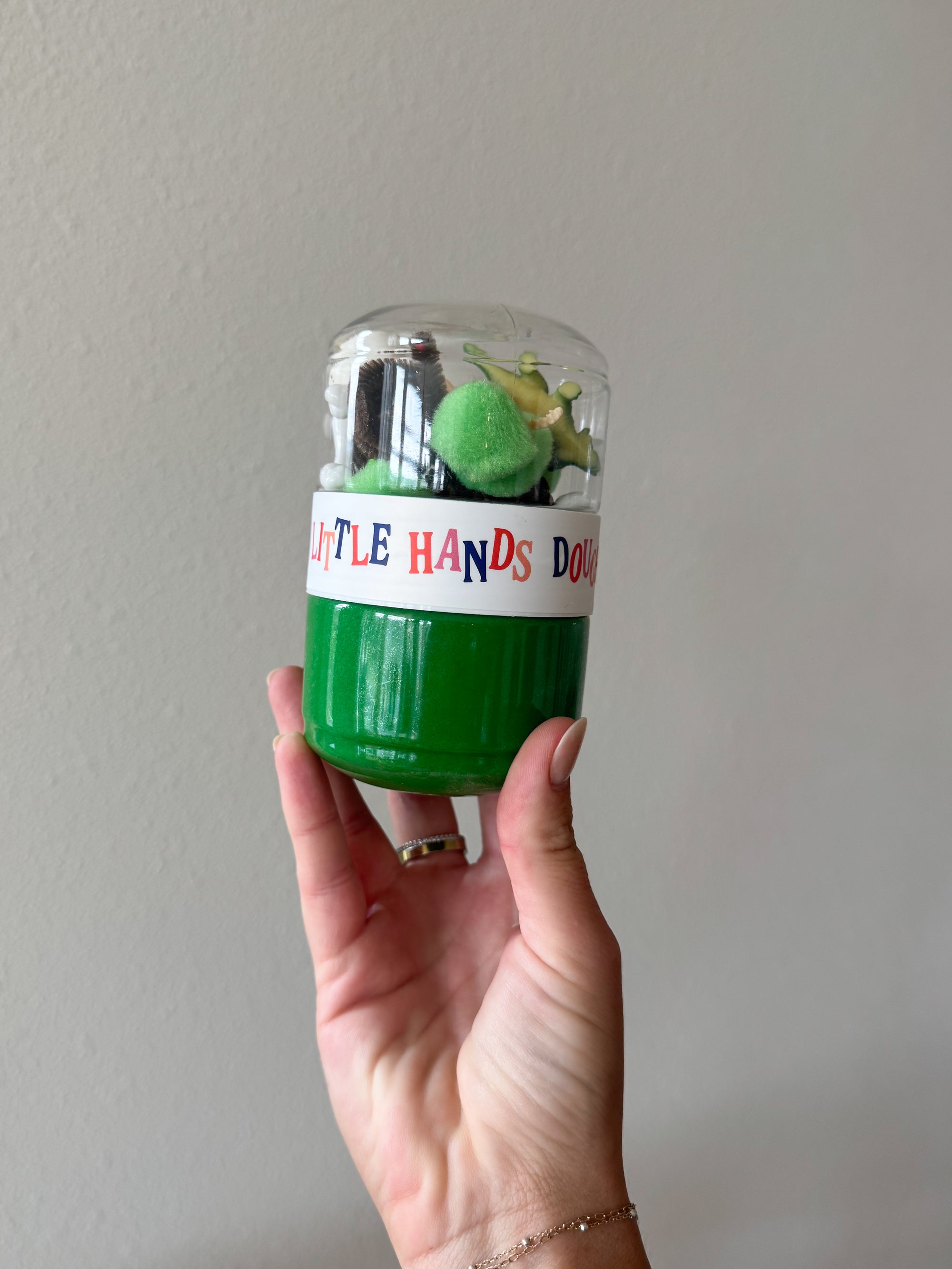 Dinosaur Playdough To-Go Jar