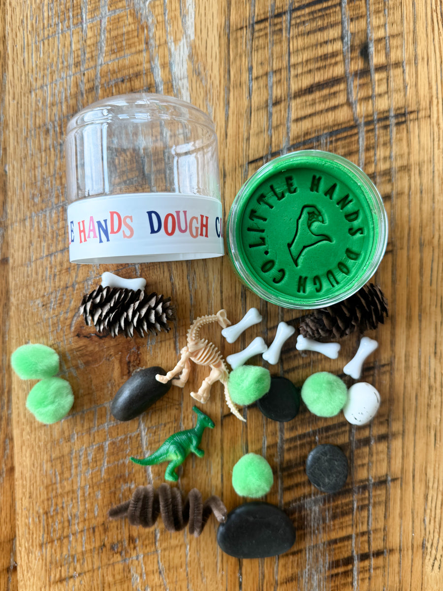 Dinosaur Playdough To-Go Jar
