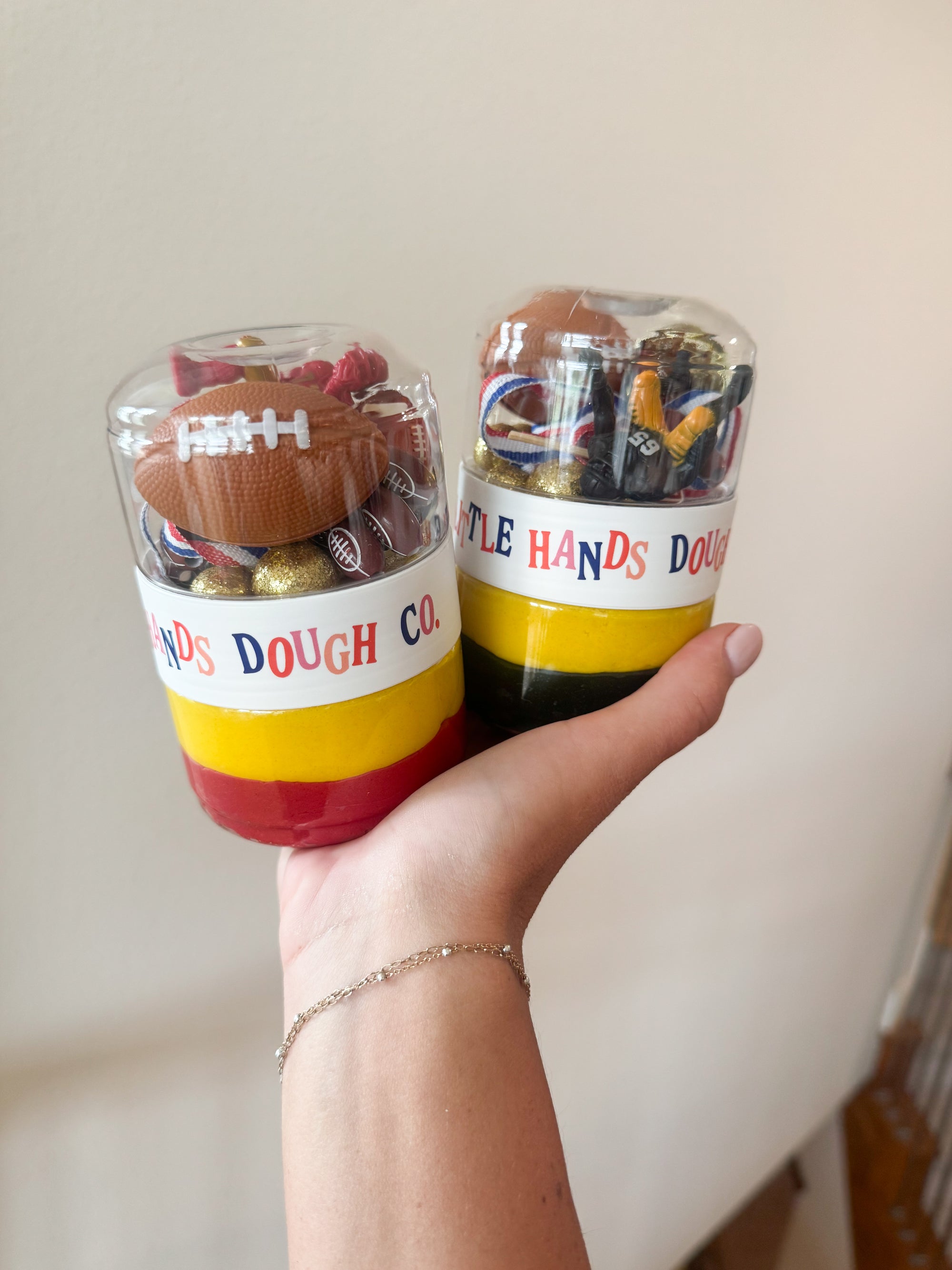 Choose Your Team Colors Football Playdough To-Go Jar