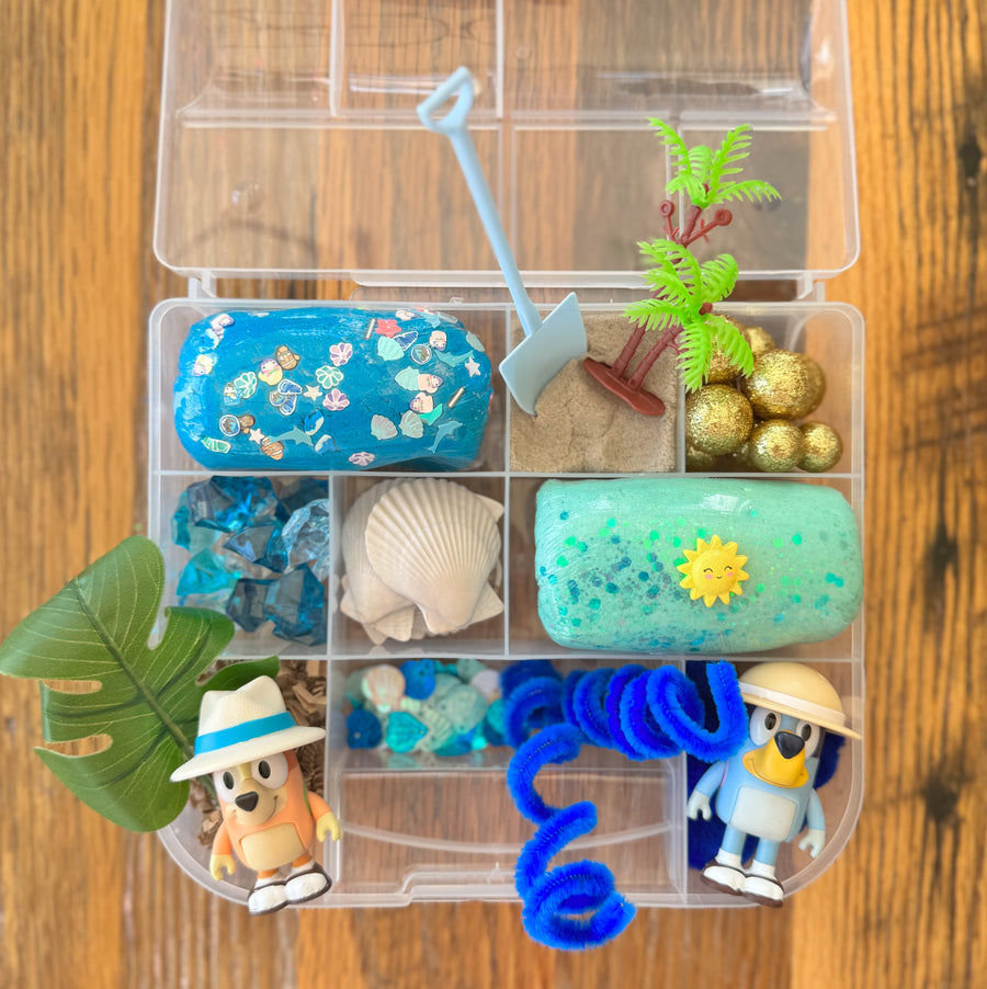 Blue Heeler Dog Playdough Kit