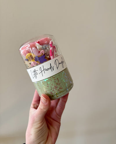 Fairy Garden Playdough To-Go Jar