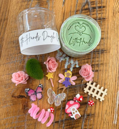 Fairy Garden Playdough To-Go Jar