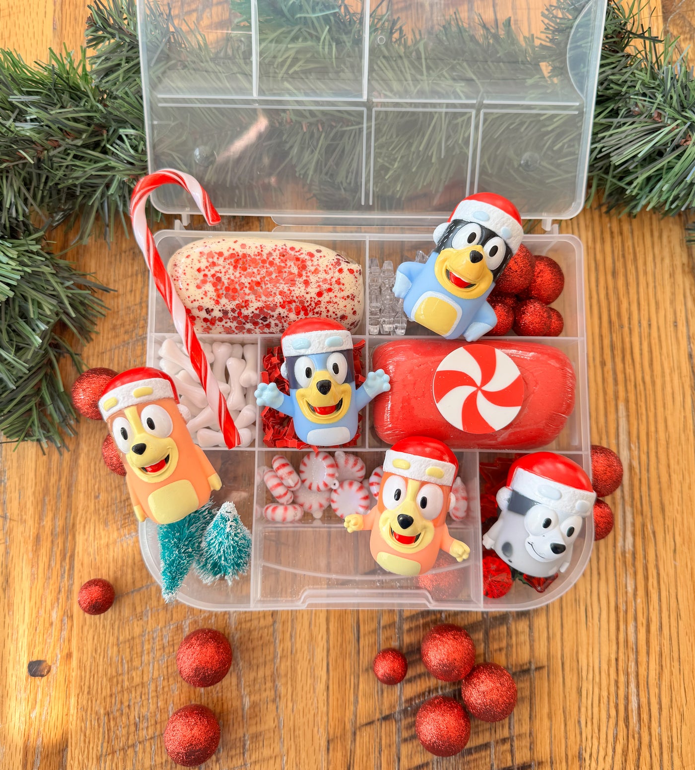 Bluey Christmas Playdough Kit