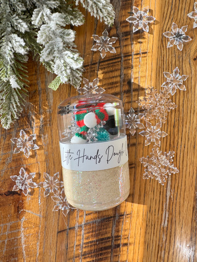 Build A Snowman Playdough To-Go Jar