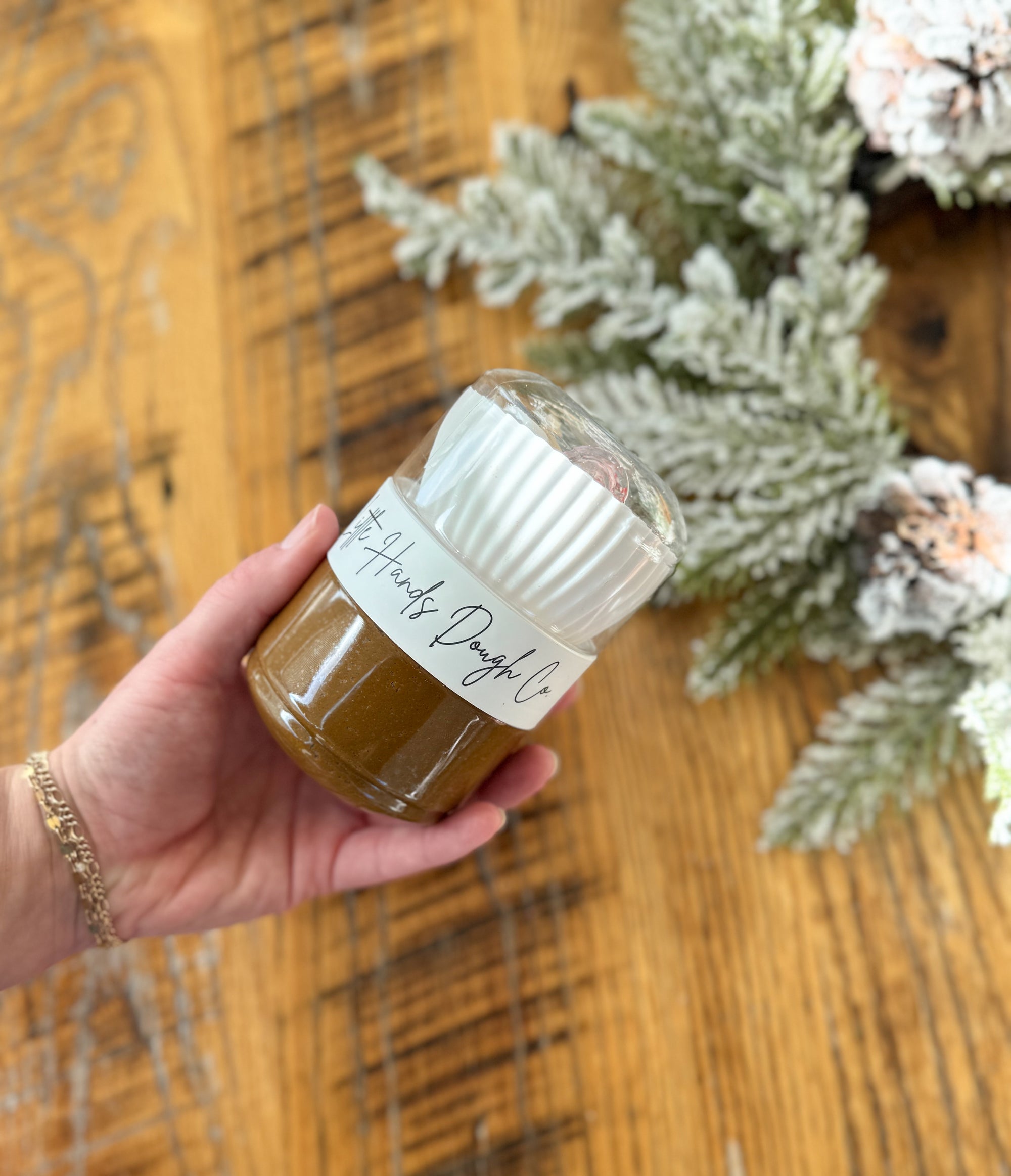 Hot Cocoa Playdough To-Go Jar