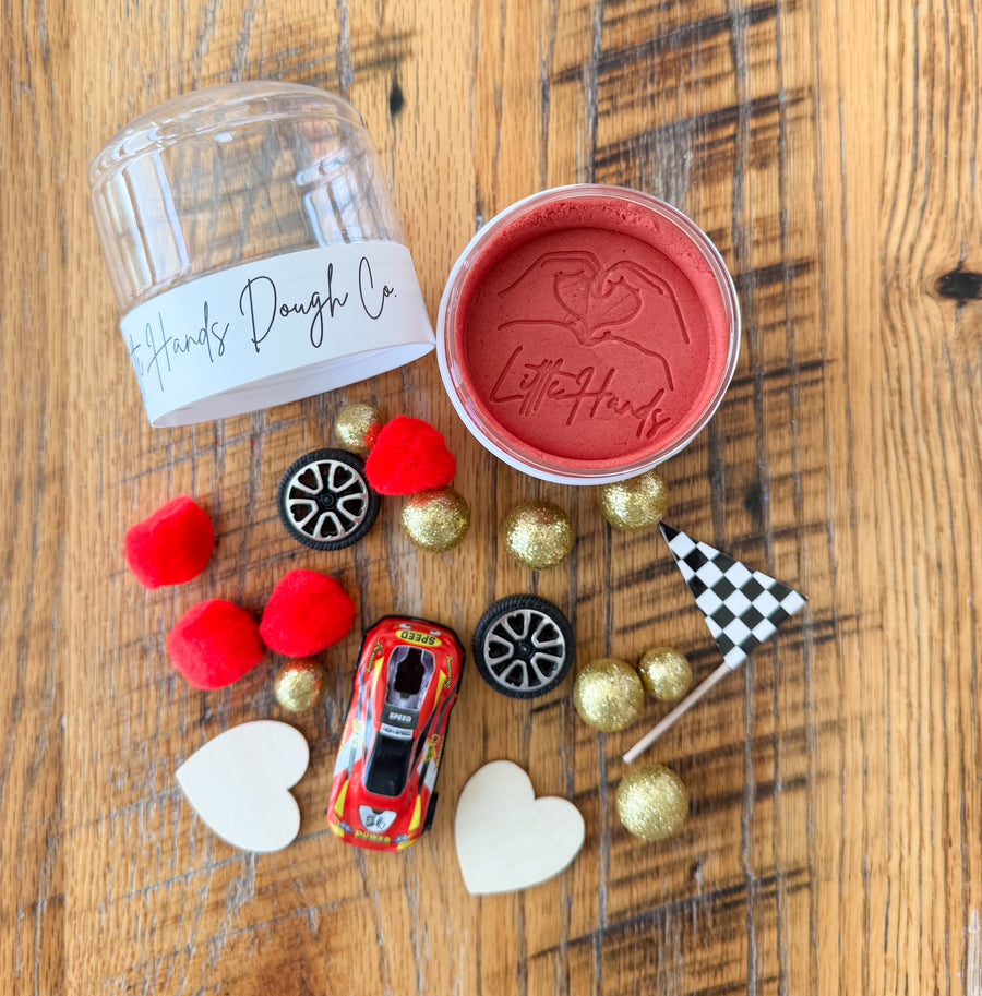 You Make My Heart Race Playdough To-Go Jar