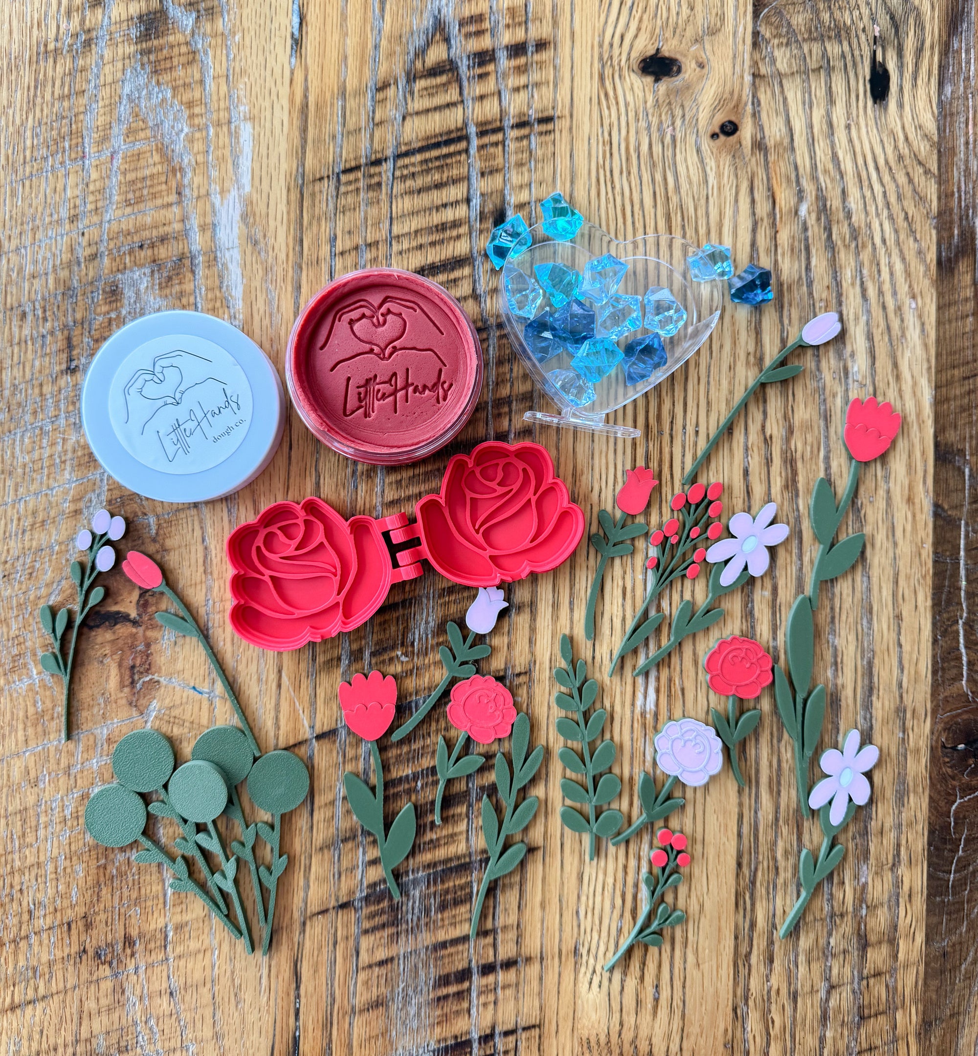 Build a Flower Bouquet Playdough Kit