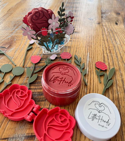 Build a Flower Bouquet Playdough Kit