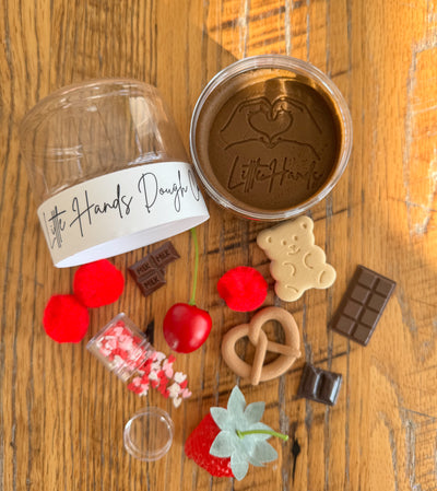 Chocolate Dipped Treats Playdough To-Go Jar