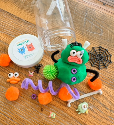 Build-A-Monster Playdough Jar