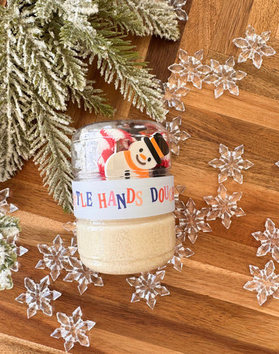 Build A Snowman Mini Playdough To-Go Jar