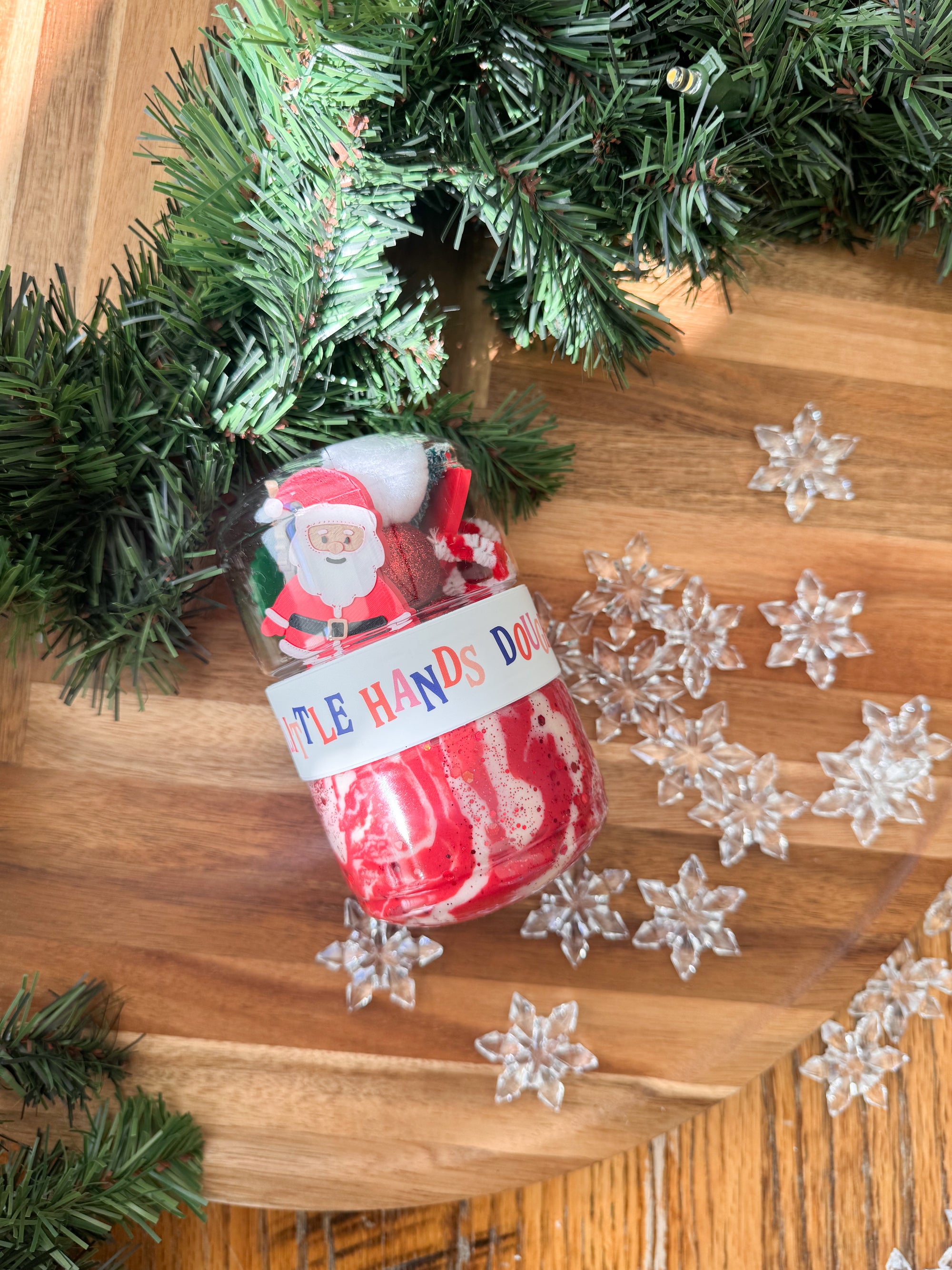 Christmas Playdough To-Go Jar
