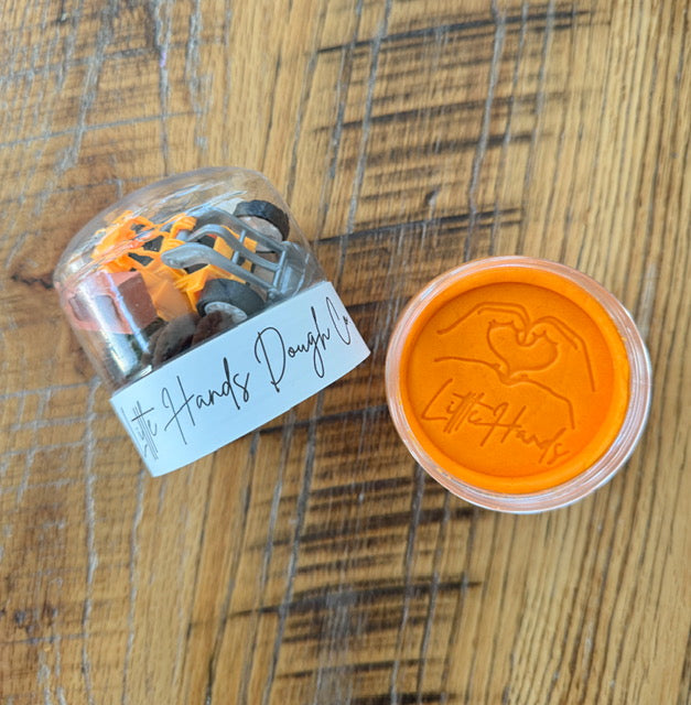 Construction Playdough To-Go Jar