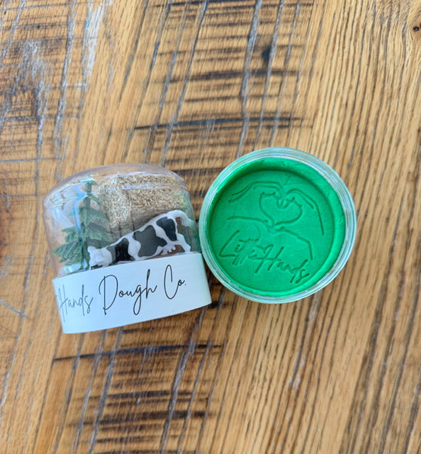 Farm Playdough To-Go Jar