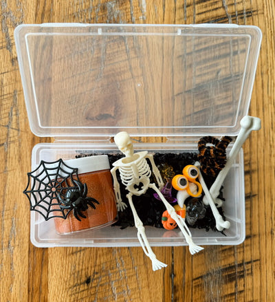 Mini Skelly Halloween Playdough Kit